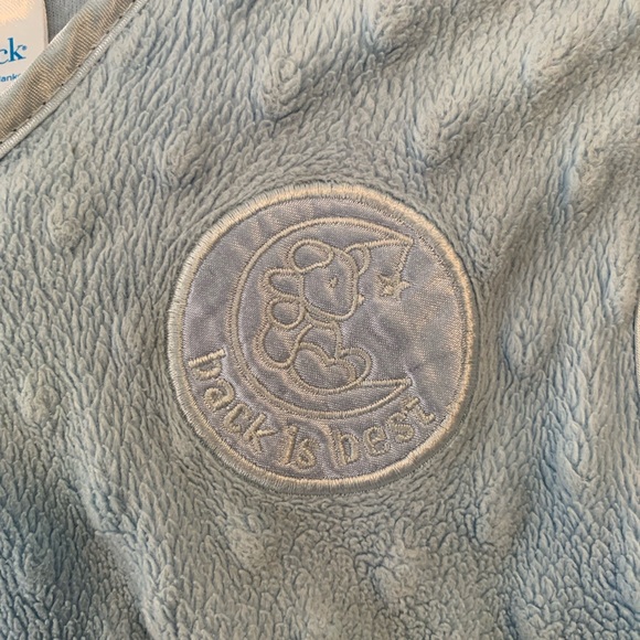 Halo Sleep Sack size M preowned Blue Back is Best Sleep Safely Baby Nightwear PJ - Picture 2 of 5